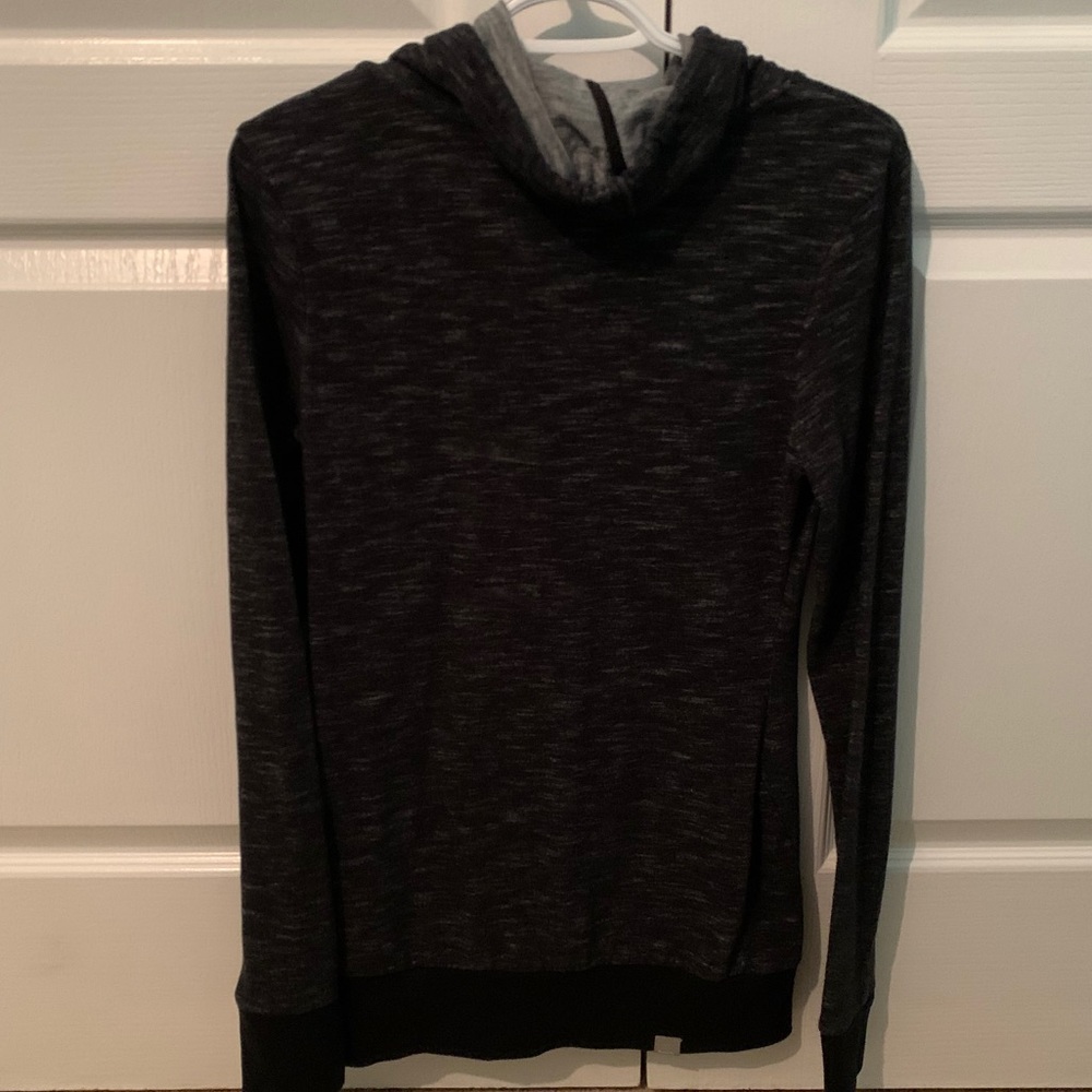 BENCH Charcoal Grey Loose Neck Hoodie